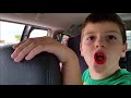 Kid Temper Tantrum Throws Sister's Snow Cone Out Car Window