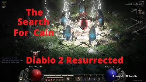 Diablo 2 Resurrected Act 1/Quest 3  The search for Cain . Druid and Amazon gameplay