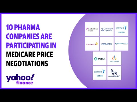 10 pharma companies participating in medicare price negotiations