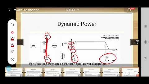 Power Dissipation in VLSI Design || Static and Dynamic Power Dissipation || S Vijay Murugan