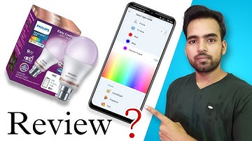 Philips Smart Bulb review 9W WiFi | Philips Smart Bulb setup Wiz app Hindi