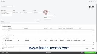 QuickBooks Online Tutorial Entering Bills Intuit Training