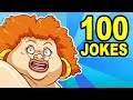 100 YO MAMA SO FAT JOKES - Can You Watch Them All?