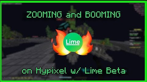 ZOOMING and BOOMING on Hypixel w/ Lime Beta