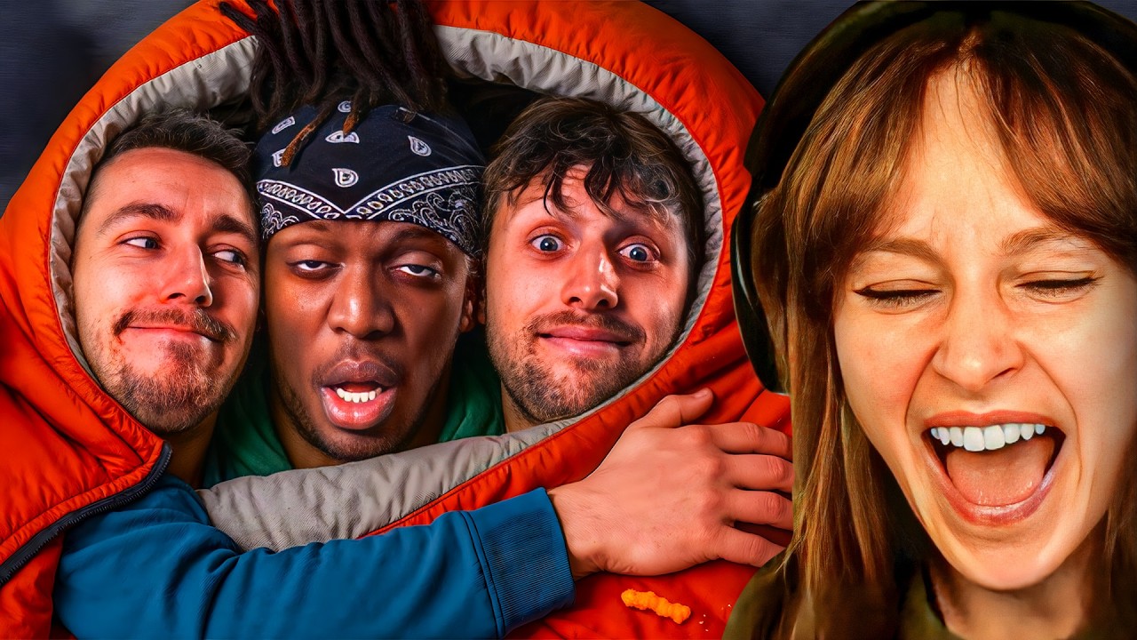 Freya Reacts to SIDEMEN LAST TO FALL ASLEEP CHALLENGE