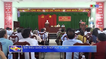 Đoàn Đại biểu Quốc hội tiếp xúc cử tri thị xã Kiến Tường sau kỳ họp thứ 3 Quốc hội khóa XV