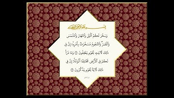 🎧 سورة النحل (١-٢٣) | الشيخ محمد صديق المنشاوي | تجويد | المصحف المجود | العناية الإلهية 📖