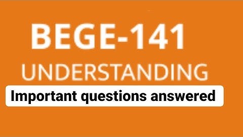 | BEGE-141| IMPORTANT QUESTIONS |AND ANSWERS | GUESS PAPER | UNDERSTANDING PROSE | BEGE141 EXAM |