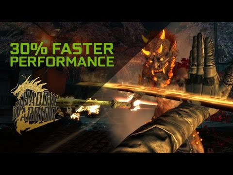 Shadow Warrior 2 NVIDIA Multi-Res Shading 4K 60 FPS Gameplay Video
