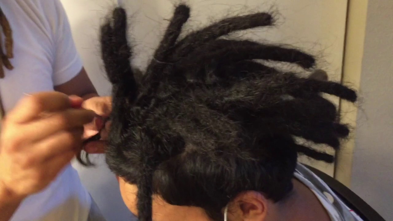 How To Start Dreadlocks With Straight Hair Tutorial Youtube