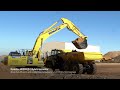 Fuel efficient Komatsu HB365LC-3 hybrid excavator