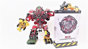 DNA Design DK 20 Transformers Studio Series Devastator Upgrade Kit Review