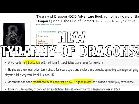 A "New" Tyranny of Dragons? | Nerd Immersion