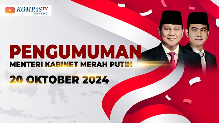 LIVE : Pengumuman Menteri Negara dalam Pemerintahan Periode 2024-2029, Istana Merdeka, 20-10-2024