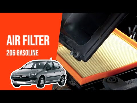 How to replace the air filter PEUGEOT 206 1.4i 💨