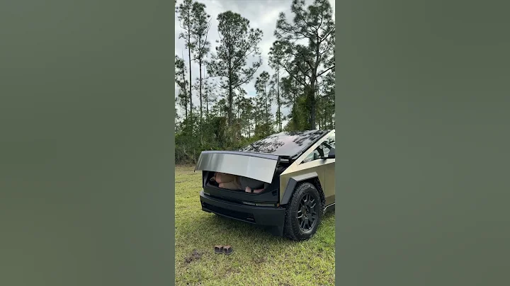 Locked in Cybertruck Frunk? This is how you get out.