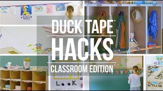 7 Duck Tape® Hacks for the Classroom
Need some new inspiration for your classroom? Check out these seven Duck Tape Hacks that will refresh your back-to-school space.
ARE YOU A DUCK TAPE MAKER®?
You know one of them. It might be your mom. Or a teacher. Or a friend. It might be the person you see in the mirror. That person who just gets things done. That person who just creates something – a craft, a project, a repair – seemingly out of thin air. These are the Makers. They dream it. They do it. From repairs and crafts to science projects and kids activities, count on the Makers to find a way that has the rest of us wondering, “Why didn’t I think of that?”
INSPIRE. IMAGINE. CREATE.
Share your latest innovations and creations with #DuckTapeMaker and check out www.ducktapemaker.com to see what other makers like you are creating.
JOIN THE COMMUNITY
Facebook - http://www.facebook.com/ducktape
Instagram - http://instagram.com/theduckbrand
Twitter - http://twitter.com/theduckbrand
Pinterest - http://www.pinterest.com/theduckbrand
Google+ - https://plus.google.com/+ducktape
SUBSCRIBE
Want the latest and greatest from the Duck® brand? Subscribe to get notified when new videos come out:
http://duckbrand.co/duckbrand-youtube-sub
PRODUCTS
Browse our full catalog of Duck Tape products, get where to buy info and even purchase direct from Duck® brand: http://duckbrand.co/duck-tape-yt 7 Duck Tape® Hacks for the Classroom