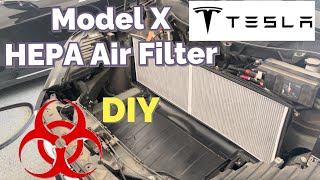 Tesla Model X HEPA Air Filter Retrofit Replacement | How to Change the Filter!