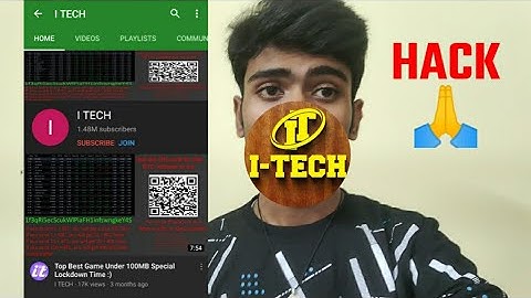 I Tech Youtube Channel Hack | Please Support I Tech YouTube Channel