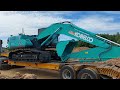 แกะกล่องสดๆ kobelco sk200-10-sm YN15 ลงบ่อบุรีรัมย์ หล่อจัดปลัดบอก excavator EP.8495