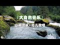 舒缓安神 大自然音乐 鸟儿歌唱放松心情 山间河流美丽风景