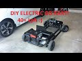 How we made a DIY PVC / EMT Electric Go Kart (48V 2000W)