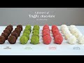 사르르 녹는 4가지 맛의 &#39;트러플 초콜릿&#39; 으로 사랑을 전하세요🤎💚♥️🤍 : 4 flavors of truffle chocolate｜siZning