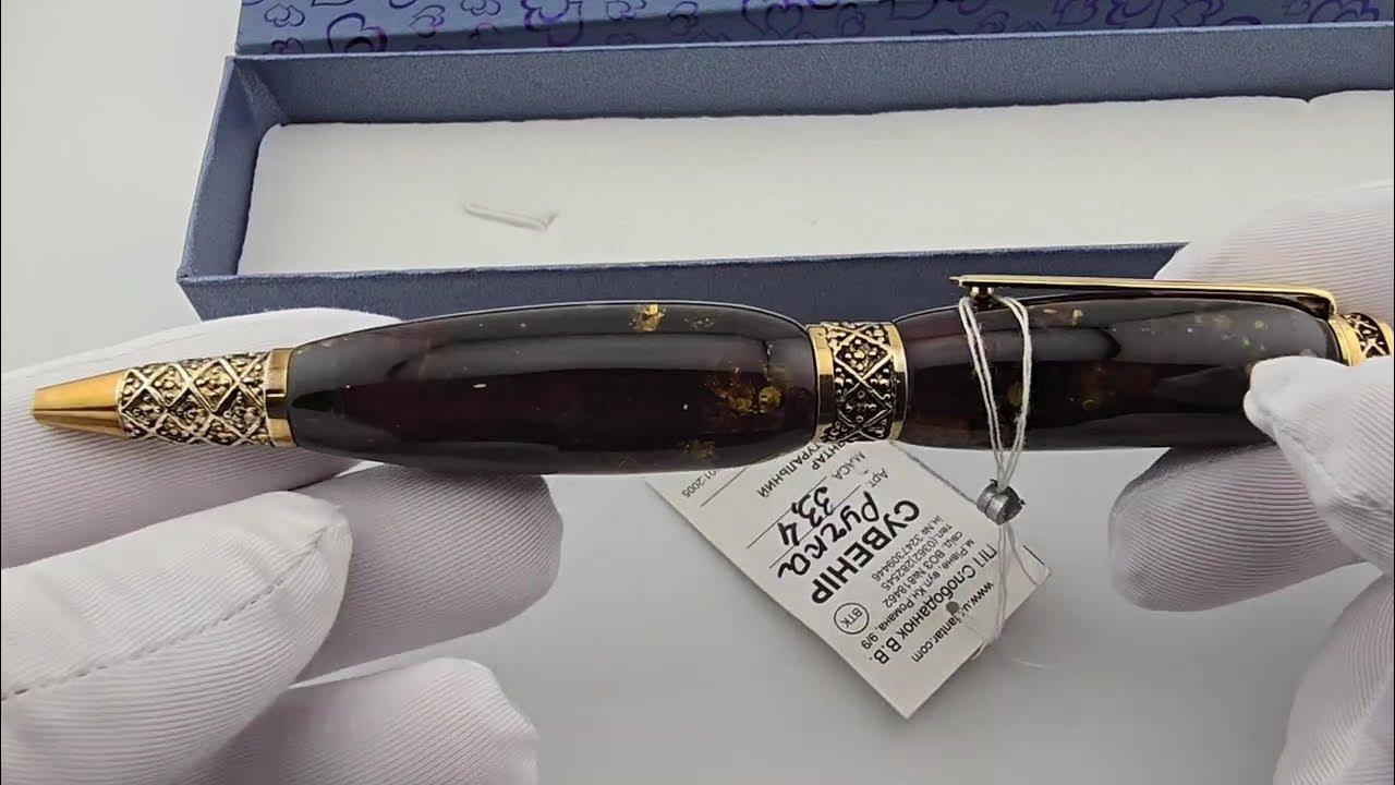 Сувенирная ручка из янтаря / покупка и продажа ручек в антикварном ...