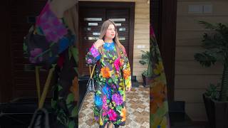 Dress designing summer floral prints #trending #eiddressing #ammarafarhan