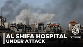 Al Shifa hospital under attack: Israeli forces destroy infrastructure near complex screenshot 3