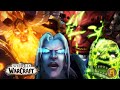 World of Warcraft: ALL Raid Deaths & Ending Cinematics [Illidan, Arthas, Sargeras, N'zoth]