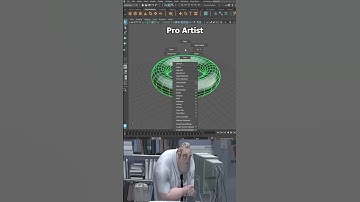 Noob vs Pro Artist 3D Maya Spiral Model Topology #mayatutorial #3dtips #maya3d #shorts