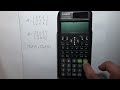 Como hacer multiplicacion de matrices usando casio fx-991ES PLUS