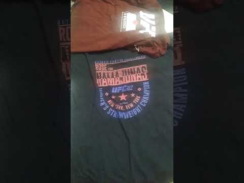 here is my ufc collection shirts including 2 female fighters. here is my ufc collection shirts including 2 female fighters.