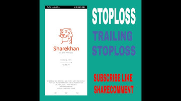Stop loss| share khan | share trading | Bigginer | Trailing stop loss| Entrada trading