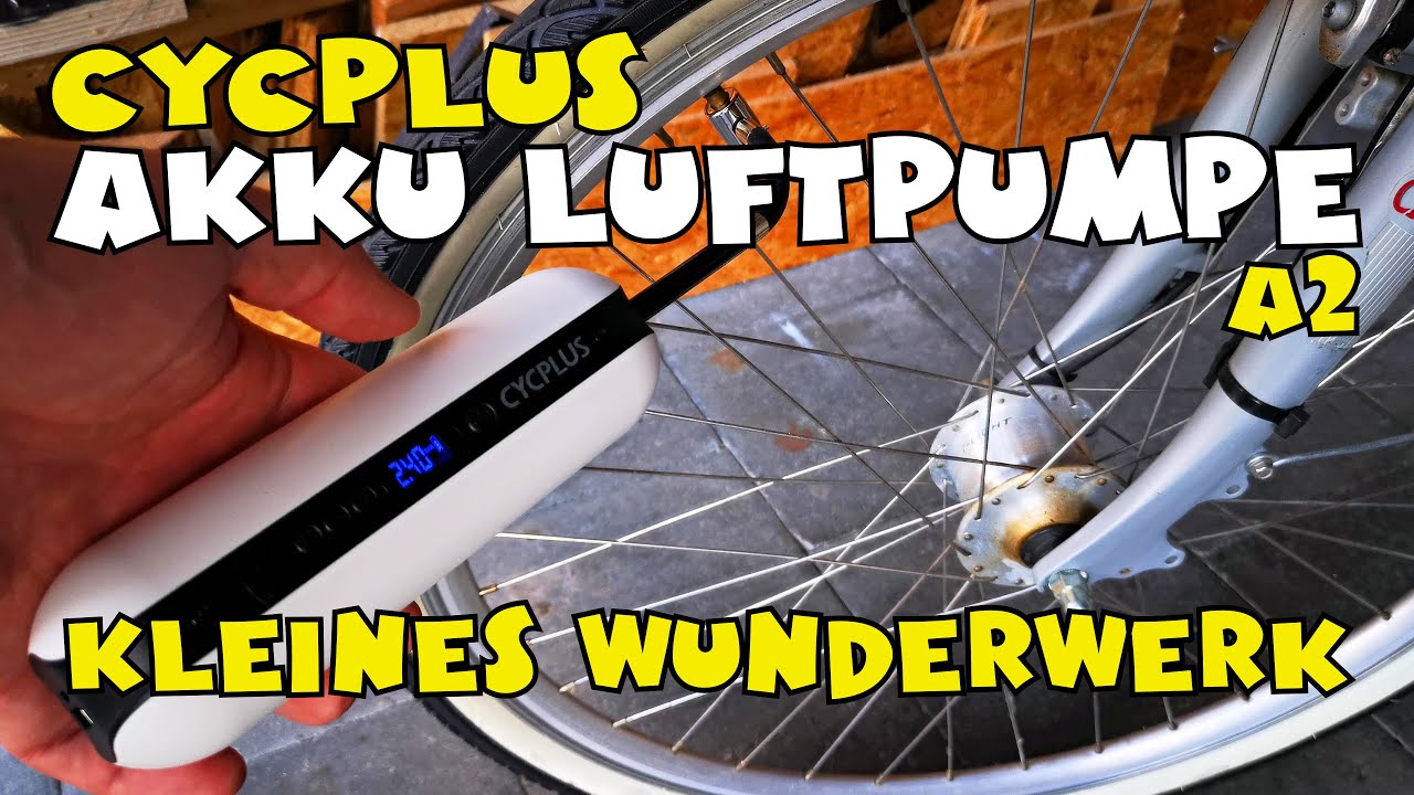 Cycplus a2 elektrische Fahrrad pumpe für Auto kompressor Luftpumpe