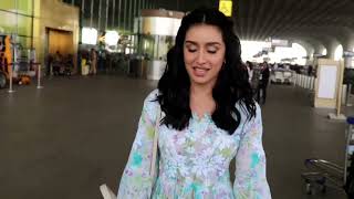 Shradha kapoor spotted at airport departure