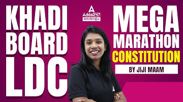 Khadi Board LDC 2023 Marathon | Important Constitution Questions By Jiji Maam