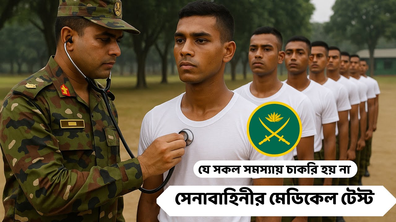 বাংলাদেশ সেনাবাহিনীর মেডিকেল ও ফিজিক্যাল ফিটনেস টেস্ট | সম্পূর্ণ গাইড ও বাস্তব দৃশ্য