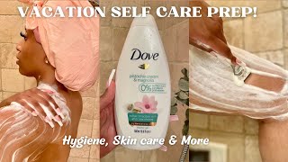 SELF CARE VACATION PREP ROUTINE | GLOWY, SOFT AF SUMMER READY SKIN! screenshot 2