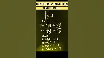 Dice Reasoning | open Dice Reasoning | Reasoning Tricks  #shortvideo