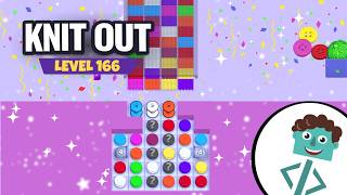 Knit Out Level 166 | Walkthrough | No Boosters