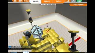 Robocraft Black chassis blocks and Aero rods placement bug demonstration