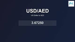 USD to AED Today   US Dollar vs AED   31 October 2025   USD Rising 📈 AED Falling