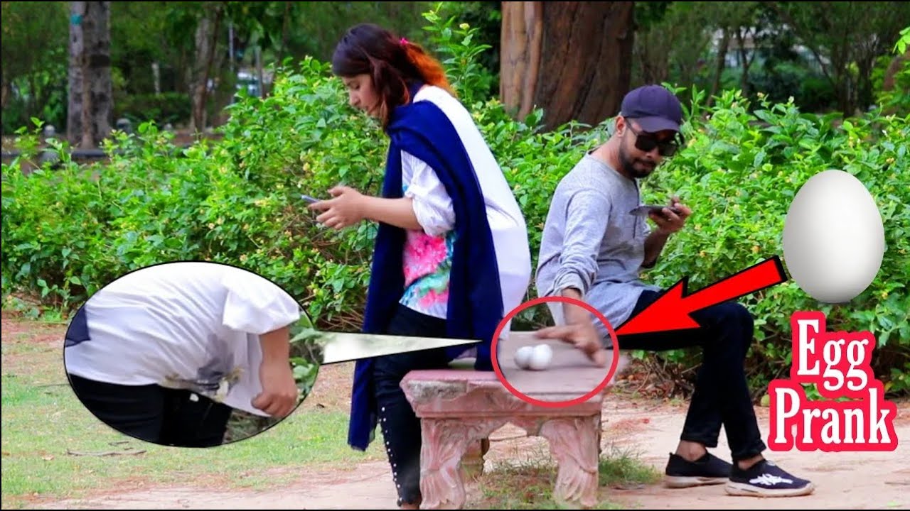 Funny Egg Prank on Girls Part 3 BY AJAHSAN YouTube