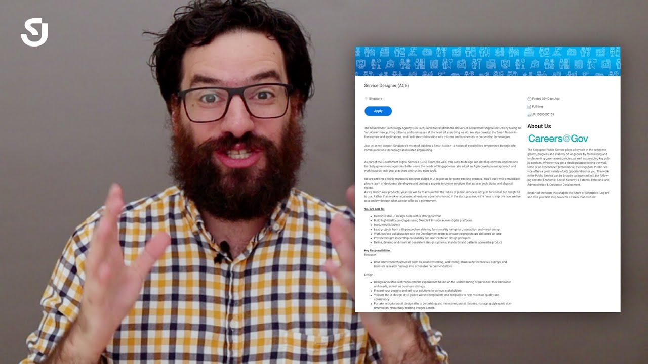 A Service Design job in Singapore YouTube
