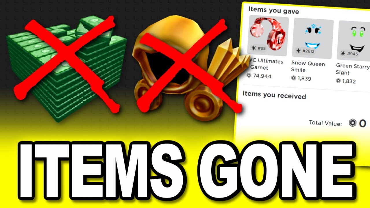 Robux and items. The missing РОБЛОКС. Missing item.
