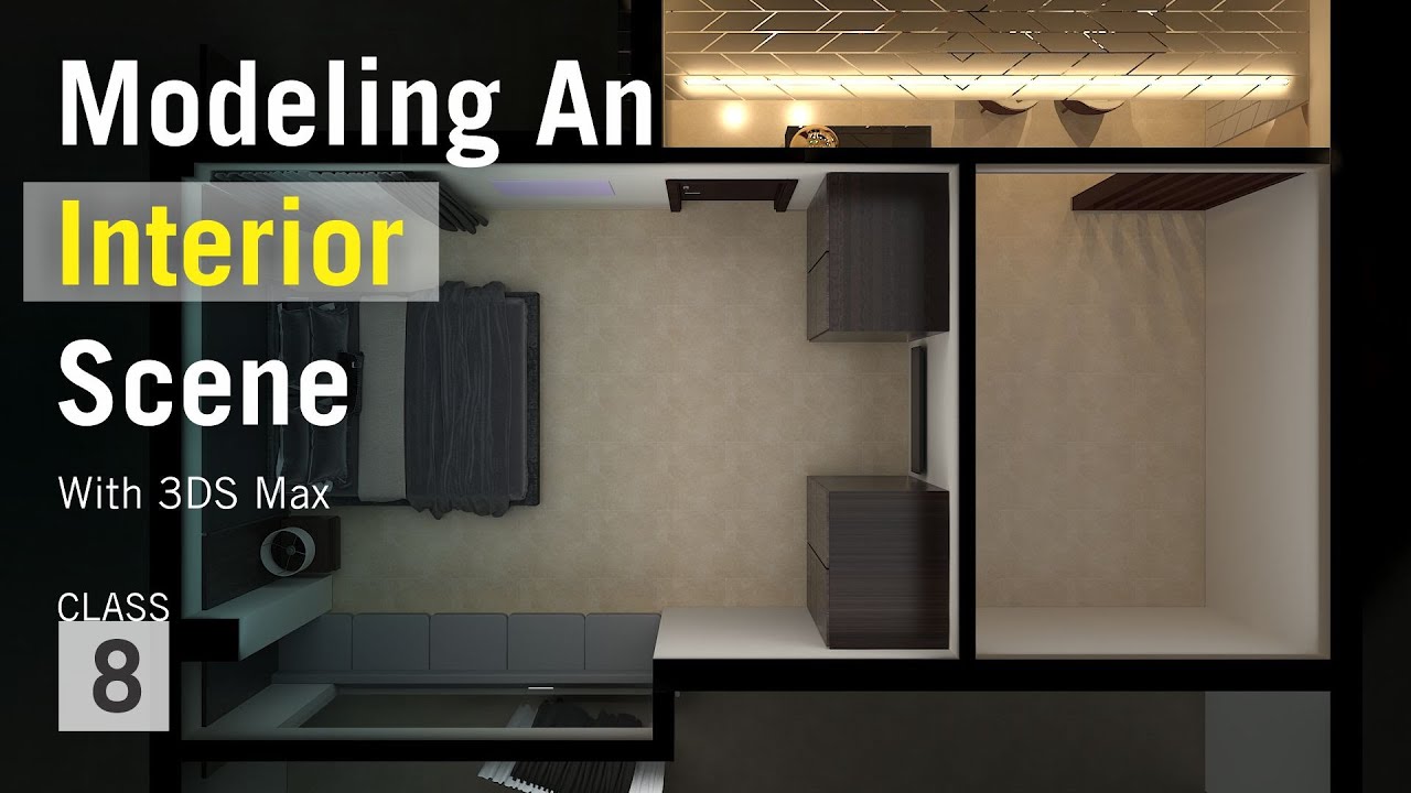 How to model an interior scene in 3ds Max 2021 || 3D Max Tutorial for ...