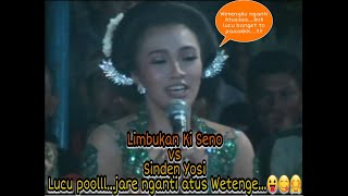 Limbukan Ki Seno Nugroho vs Sinden Yosi...Lucu poolll nganti atus wetenge...#katakkerak #budayajawa