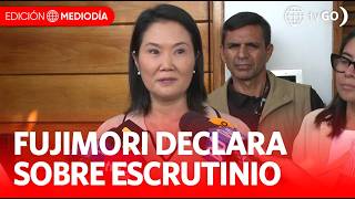 Keiko Fujimori speaks on the progress of the vote count | Midday Edition | Peru News